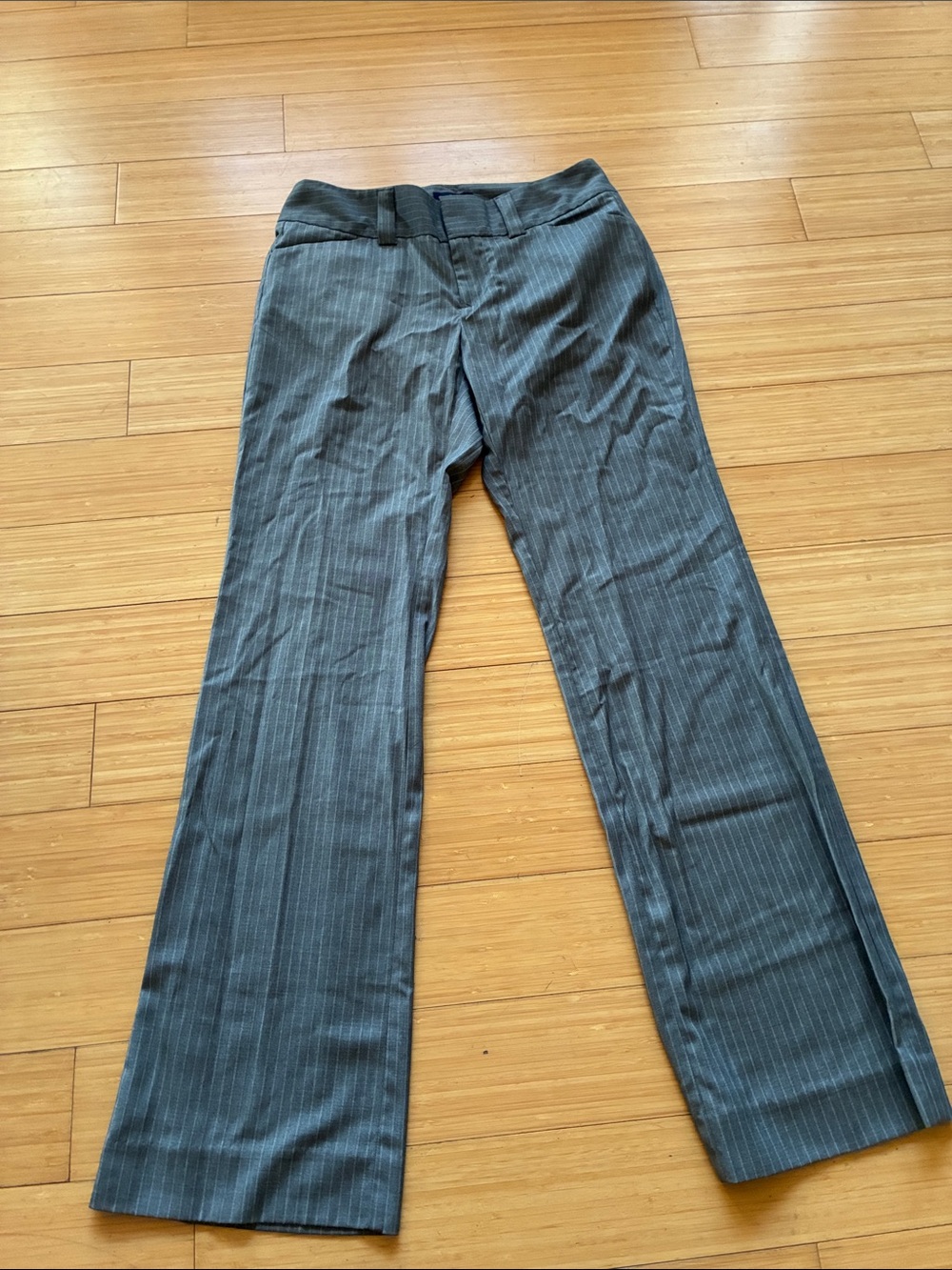 GAP Women’s Charcoal Pinstripe Dress Pants